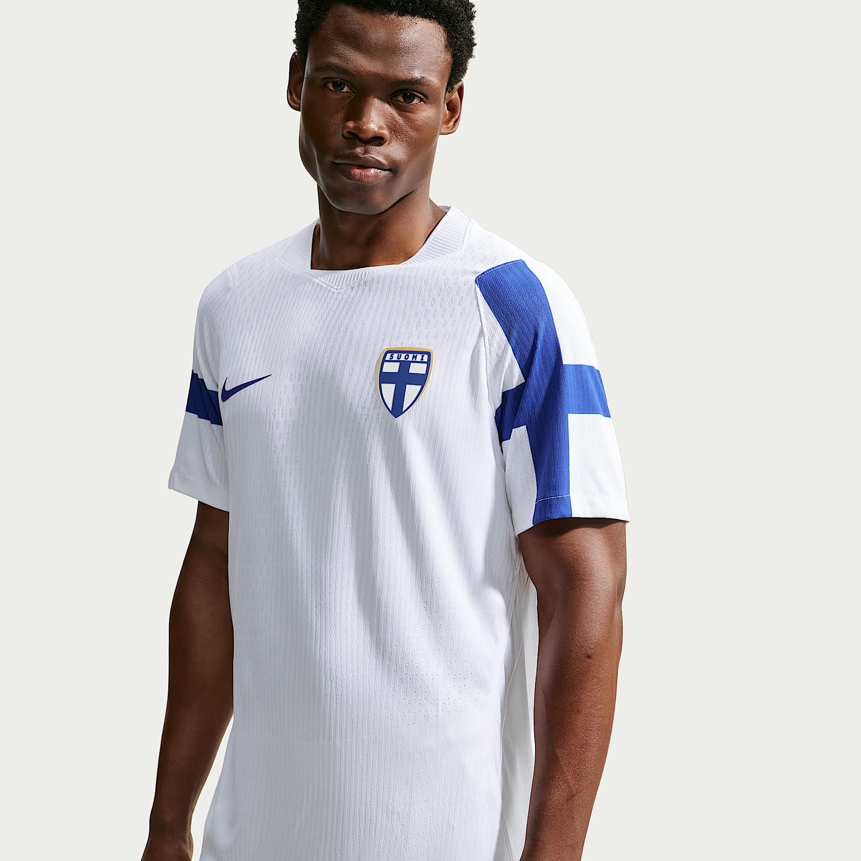 Finland 2026 Match Home Men's Nike Aero-FIT Soccer Authentic
